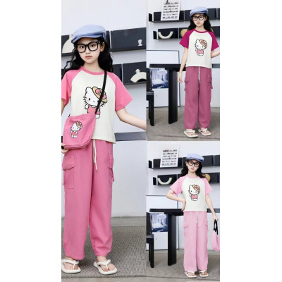 set girls kitty charm cute CFU2706242439SP17G - setelan anak perempuan